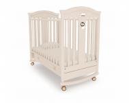Детская кроватка-качалка Даниэль (выбеленный бук)