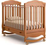 Детская кроватка-качалка Шарлотта Люкс (вишня)