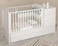 Кровать-трансформер на маятнике Тереза (белый)