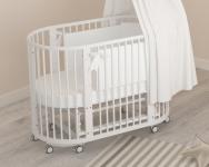 Детская кровать-трансформер Бэтти (белый)