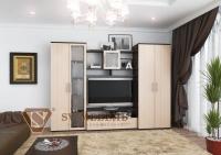 Стенка Гамма 8 (Венге/Млечный дуб) Стенка Гамма 8 (Венге/Млечный дуб)