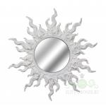 Зеркало в виде солнца MK 6027 White snow