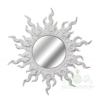 Зеркало в виде солнца MK 6027 White snow