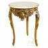 Стол консольный Версаль (MK 8209) золото+слоновая кость
