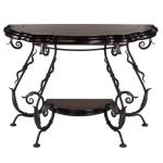 Консольный кованый стол Аделаида-2