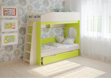 Трехъярусная кровать Легенда 10.4