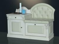 Банкетка-обувница с тумбой Б5.11-4 (Белый)