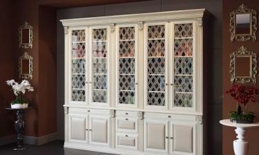 Шкаф для книг 5-х ств. Б5.15-14 (Белый)