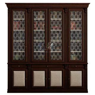 Шкаф для книг 4-х ств. Б5.15-13 (Орех)