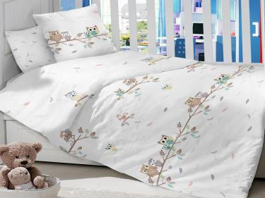 Комплект постельного белья Детский 105×140 см Сатин Owlet