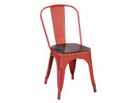 Стул Tolix Wood Красный