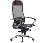 Эргономичное кресло Samurai S-1.03 темно-бордовый