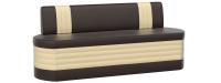 Кухонный диван Токио (Эко-кожа Коричневый Бежевый)