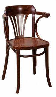 Стул Катрин Орех с подлокотниками