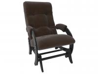 Кресло-глайдер Бергамо КР 2 Verona Brown, велюр Венге
