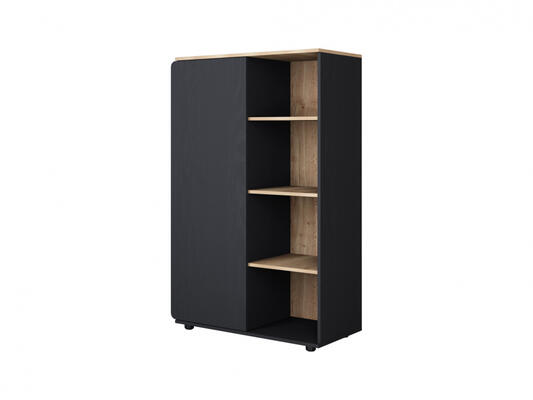 Шкаф комбинированный ДЕЛЬТА Лофт-13 Black