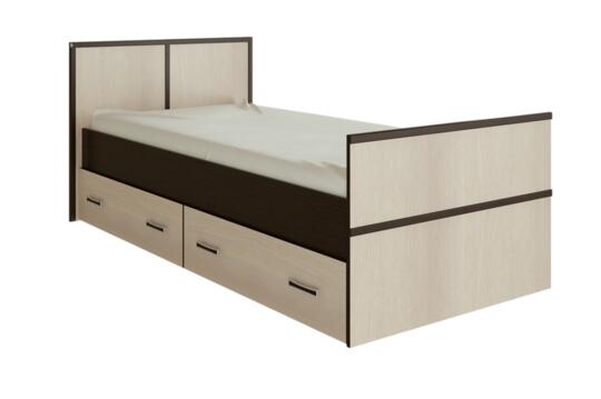 Кровать 90*200 LIGHT с проложками ДСП без матраса Сакура