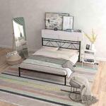 Двуспальная металлическая (с ортопедическим основанием) кровать LARUS (ЛАРУС)